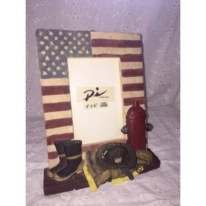 Pi Raised 3D Fire Fighter Photo Frame